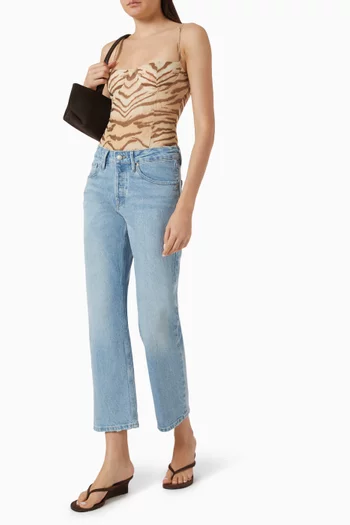 Bustier Bodysuit in Mesh