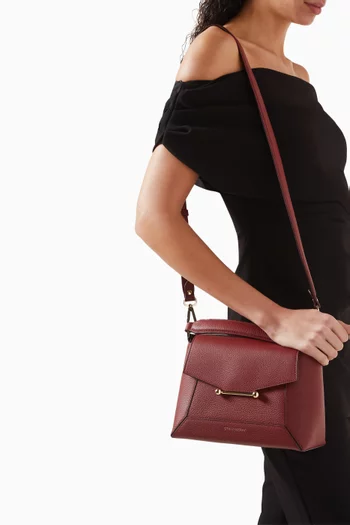 Mosaic Top-handle Bag in Leather
