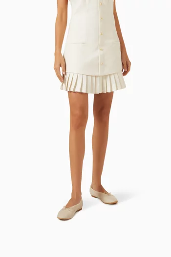 Lilouh Ballet Flats in Smooth Leather