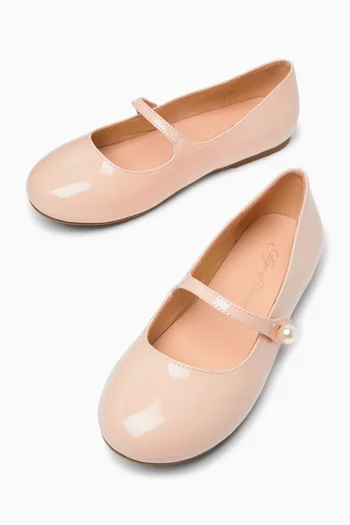 Elin Ballet Flats in Patent Leather