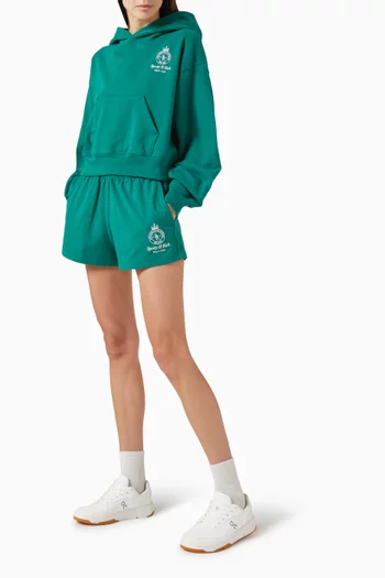 Crown Tennis Disco Shorts in Cotton-fleece