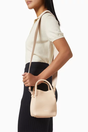 Micro Bale Bag in Calfskin Leather