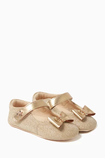 Maxine Glitter Ballerina Shoes