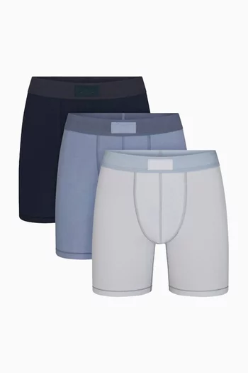 Cotton 5" Boxer Briefs, Set of 3