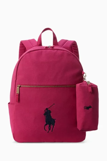 Polo Pony Backpack in Canvas