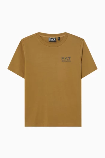 EA7 Logo T-shirt in Cotton