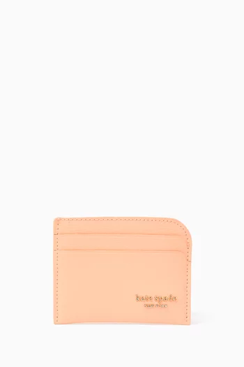 Devin Card Holder in Saffiano Leather