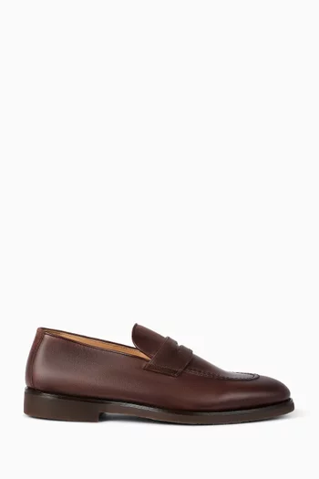 Penny Loafers in Leather