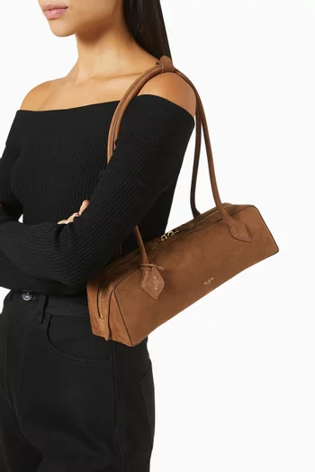 Le Teckel Shoulder Bag in Nubuk Calfskin