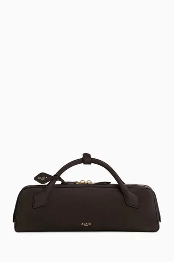 Le Teckel Clutch Bag in Suede
