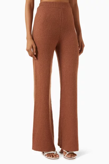 Large Pants in Wool-knit