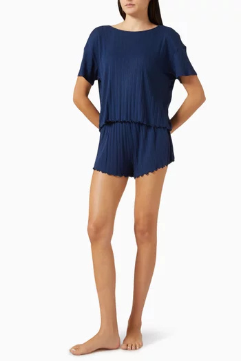Pointelle T-shirt in  TENCEL™ Modal Blend