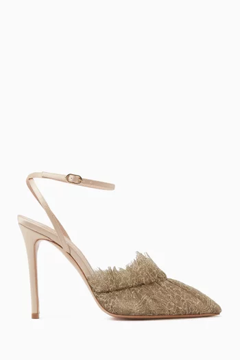 Franca 105 Pumps in Lace & Satin