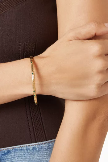 Bambini Bangle Bracelet in Gold-plated Metal
