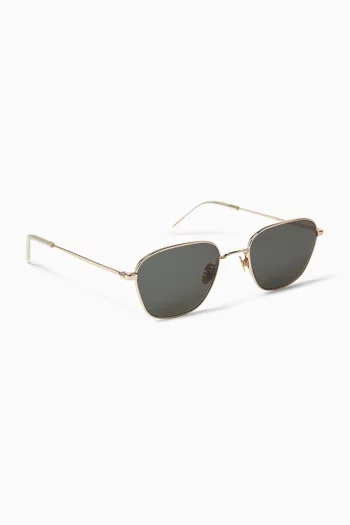 Otis Sunglasses in Stainless Steel