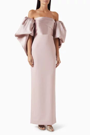 Floris Off-shoulder Maxi Dress