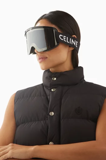 Ski Mask in Nylon & Acetate
