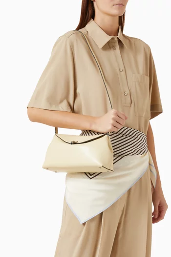 T-lock Clutch in Palmellato Leather