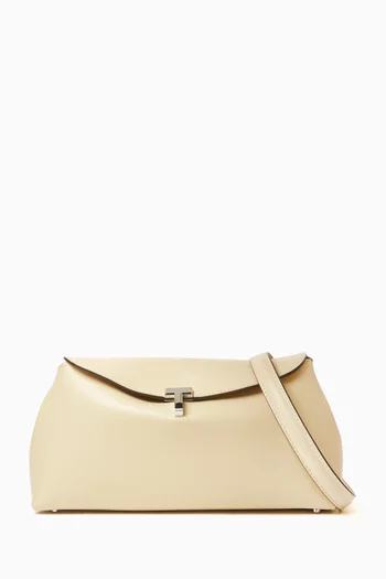 T-lock Clutch in Palmellato Leather