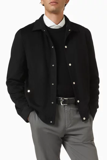 Buckled Belt in Calfskin Leather