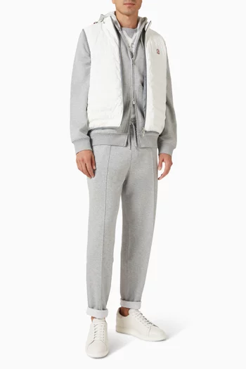 Double Cloth Hooded Sweatshirt in French Terry