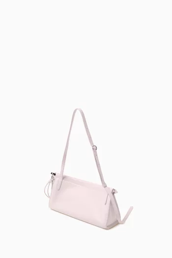 Le Click East West Shoulder Bag in Leather