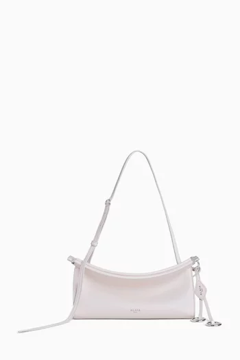 Le Click East West Shoulder Bag in Leather