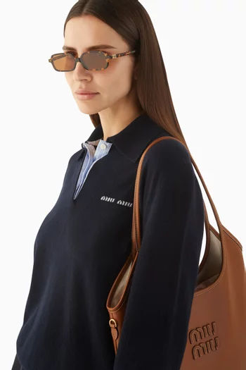 Rectangle Sunglasses in Acetate