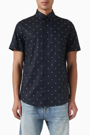 Slim-fit Shirt in Stretch Cotton