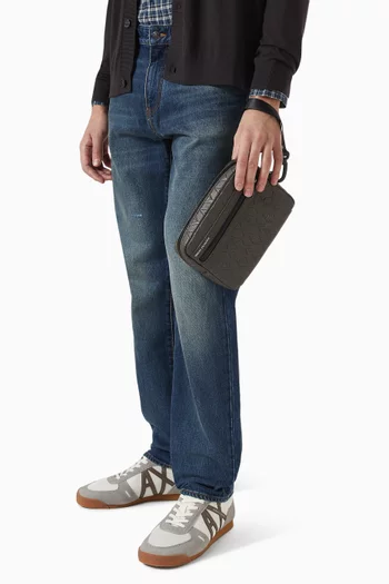Embossed Logo Toiletry Case
