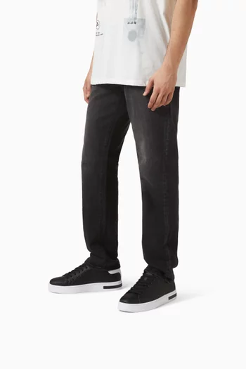 AX Logo Essential Sneaker in Leather
