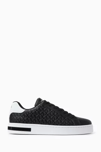 AX Logo Essential Sneaker in Leather