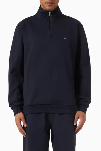 Quarter-zip Sweatshirt in Intechno Knit