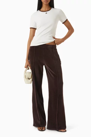 Signature Contrast T-shirt in Cotton