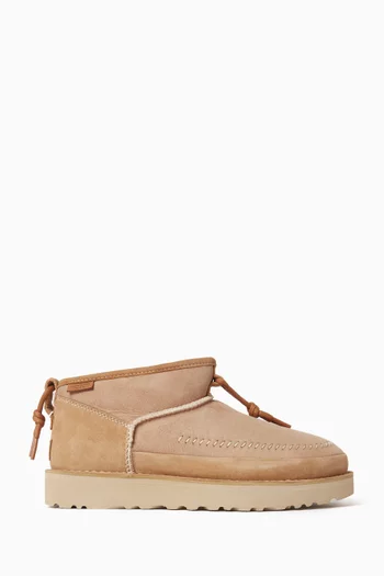 Ultra Mini Crafted Regenerate Boots in Suede