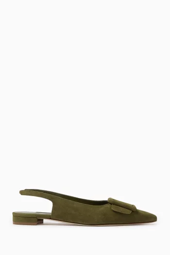 Maylura Flat Pumps in Suede