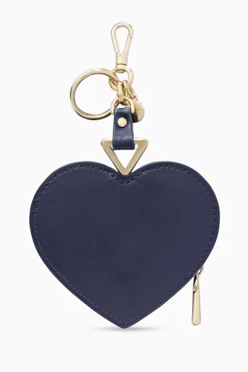 Liv Heart Coin Purse in Leather