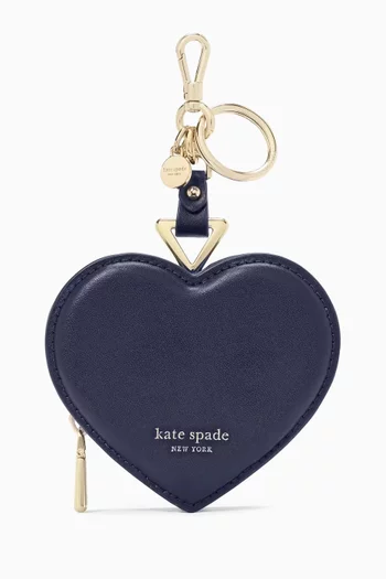 Liv Heart Coin Purse in Leather