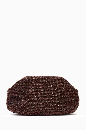 Breeze Clutch Bag in Paper-raffia