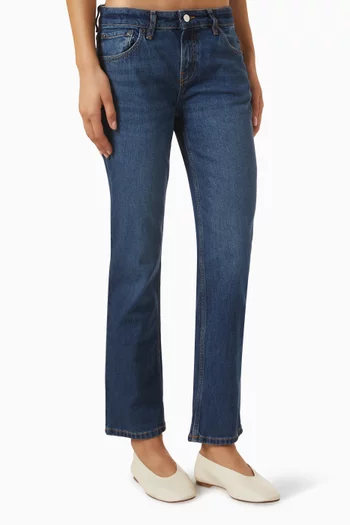 Lola Slim Cigarette Jeans in Denim