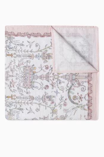 x Caitlin Wilson Carré Blanket in Organic Cotton