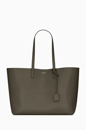 E/W Shopping Bag in Leather