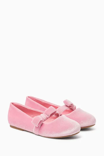Mia Ballerinas in Velvet