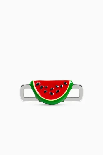 Watermelon Charm in Sterling Silver