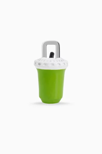 The Iced Matcha Pendant in Sterling Silver