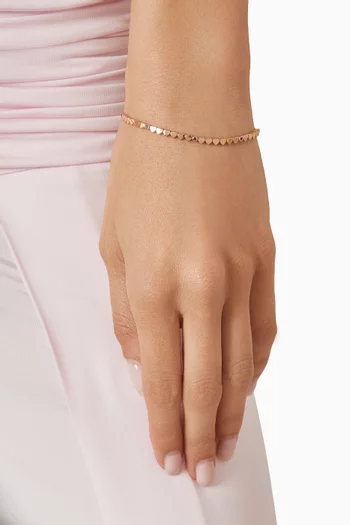 Lit Ruby Bracelet in 18kt Rose Gold