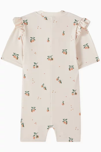 Amel Frilled Swim Romper