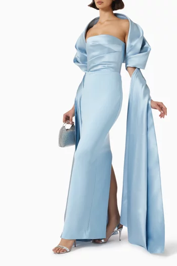 Vera Shawl Train Gown