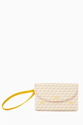 Faurever Envelope Pouch in Scale Canvas
