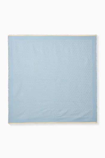 Armure Shawl in Silk-cotton